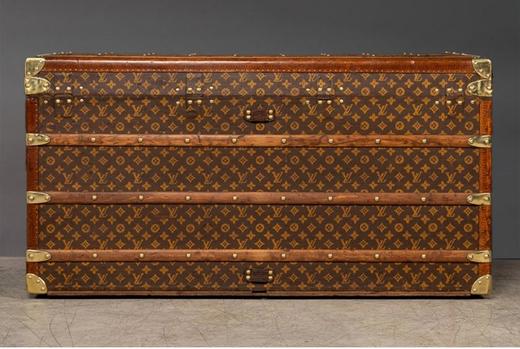 独角鹿西洋古董1910年代法国顶级奢侈品牌路易威登出品Monogram帆布经典老花款行李箱 商品图1