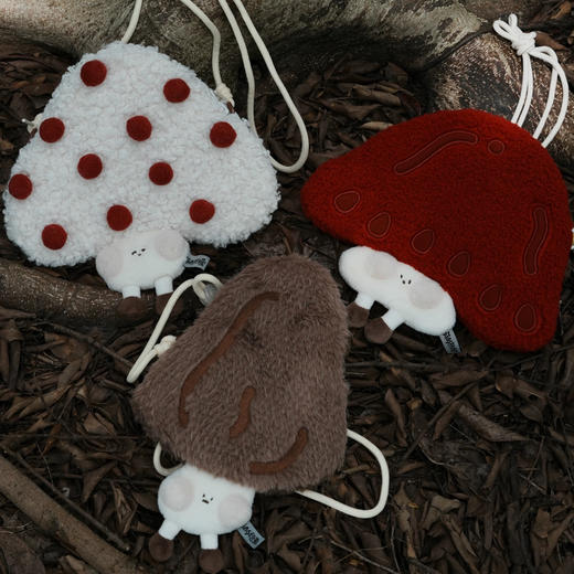 logaloga香菇毛绒玩偶斜挎包 商品图0