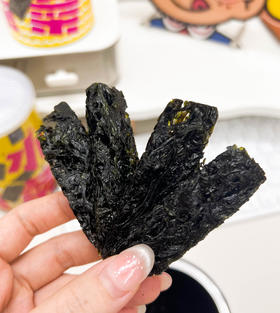 头水紫菜直接当零食吃!【果然U品 即食烤紫菜】免切免撕免洗直接吃💯鲜、甜、滑、嫩🙌鲜掉眉毛的“海上松茸”，营养满分 ✅严选中国「“紫菜之乡”」福建一霞浦的头茬紫菜❗️
