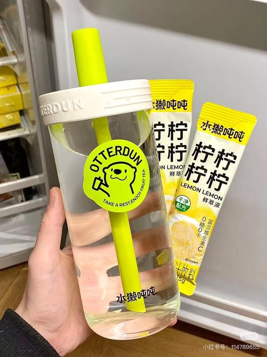 秋日救星❗ 水獭吨吨鲜萃液 都把奶茶饮料🥤换成它！谁能拒绝带着高颜值的杯子去上学呢！满39元赠送价值💰59元水獭杯，59元到手4盒❗❗ ✅沃尔玛、大润发、盒马等商超同款  商品图11
