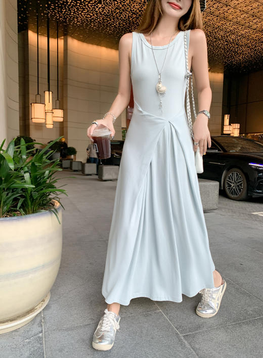 【169元任选2件】最后一波现货！韩系蓝色背心连衣裙 商品图10