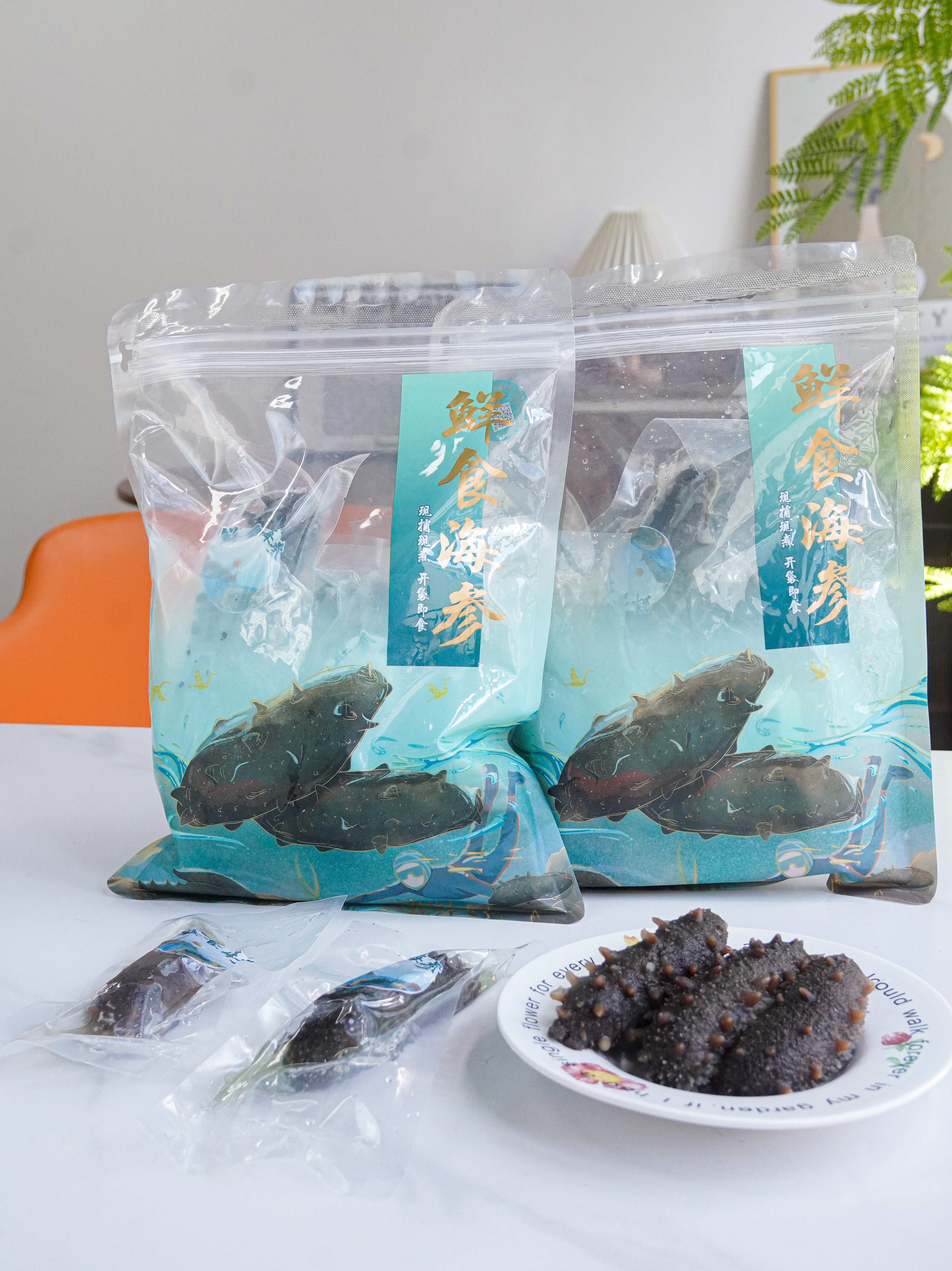 【下单享赠品】【 高营养高蛋白】 正宗大连辽参即食海参   5年以上8头规格 纯净冷水海域捕捞  入口安心 解冻即食  蒸蛋煲汤 营养美味 自吃送礼佳 新老包装随机发