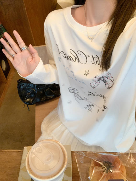 <曾小咸推荐>现货秒杀！独有超特价！蝴蝶结印花长袖 日常119.99 立减60 秒杀59.99！ 商品图9