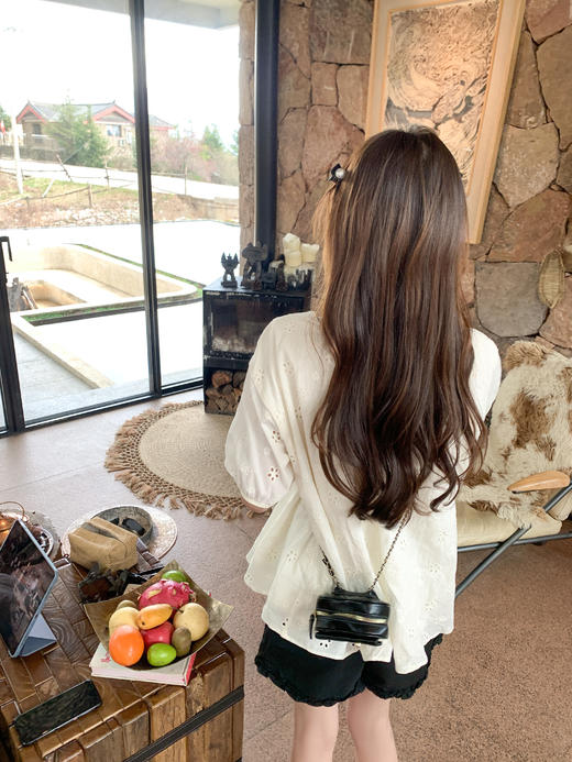 【129元任选2件】现货！花边黑色短裤 商品图7