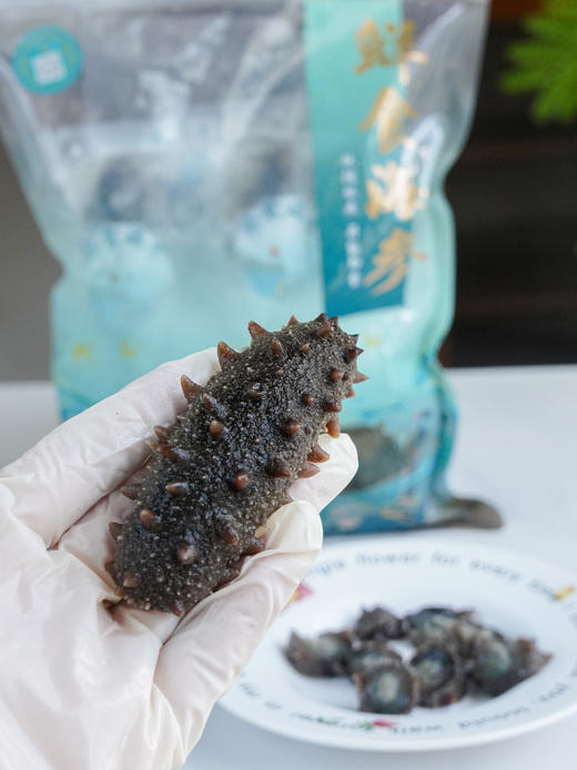 【下单享赠品】【 高营养高蛋白】 正宗大连辽参即食海参   5年以上8头规格 纯净冷水海域捕捞  入口安心 解冻即食  蒸蛋煲汤 营养美味 自吃送礼佳 新老包装随机发 商品图8