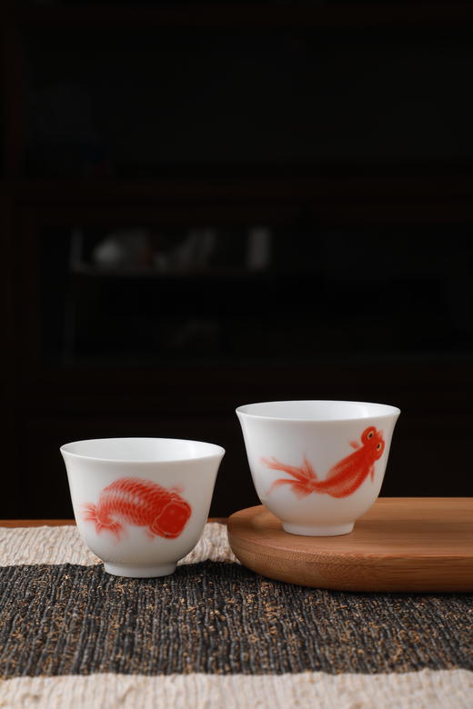 五福金鱼茶具套组（三头T鱼） 商品图6