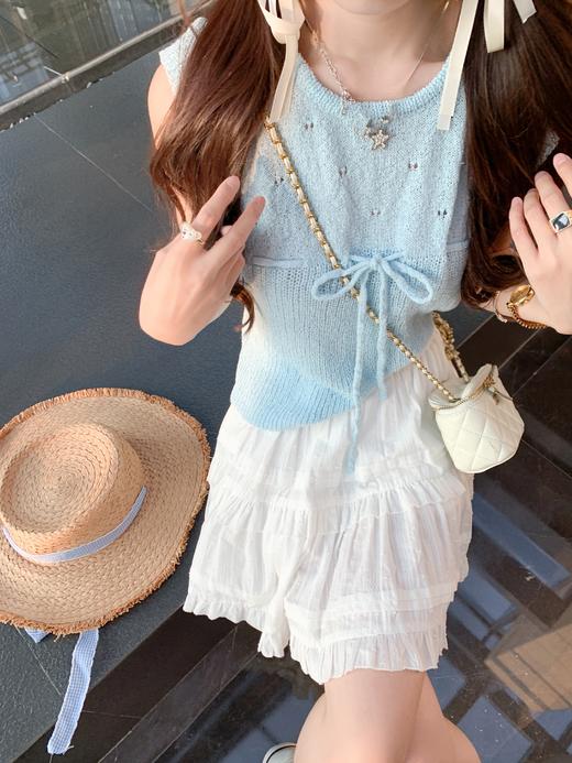 <曾小咸推荐>2色针织系带上衣 日常99.99 立降40 秒杀59.99 ！ 商品图9