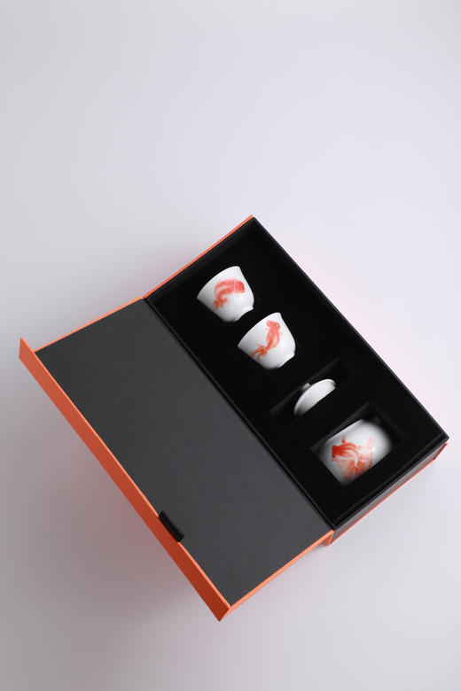 五福金鱼茶具套组（三头T鱼） 商品图2