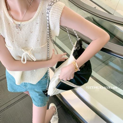 <曾小咸推荐>2色针织系带上衣 日常99.99 立降40 秒杀59.99 ！ 商品图8