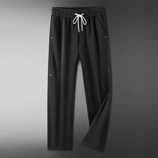 【DKP】大依优型大码男士休闲长裤棉感松紧腰商务休闲裤秋季新款针织裤直筒加肥加大码显瘦 商品图5