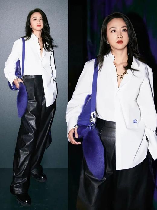 BUR经典纯色长袖衬衫 商品图1