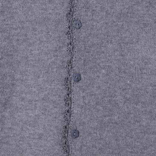 42515SDSA男士秋冬新款痞帅男装纯色纽扣开衫花边领针织衫百搭开衫毛衣 商品图3