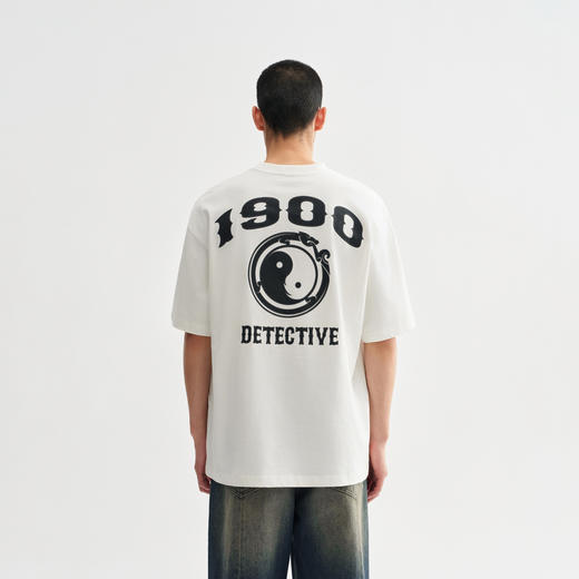 CHINISM赤尘 纯棉短袖t恤男夏季新款美式宽松半袖男士休闲短袖 商品图3