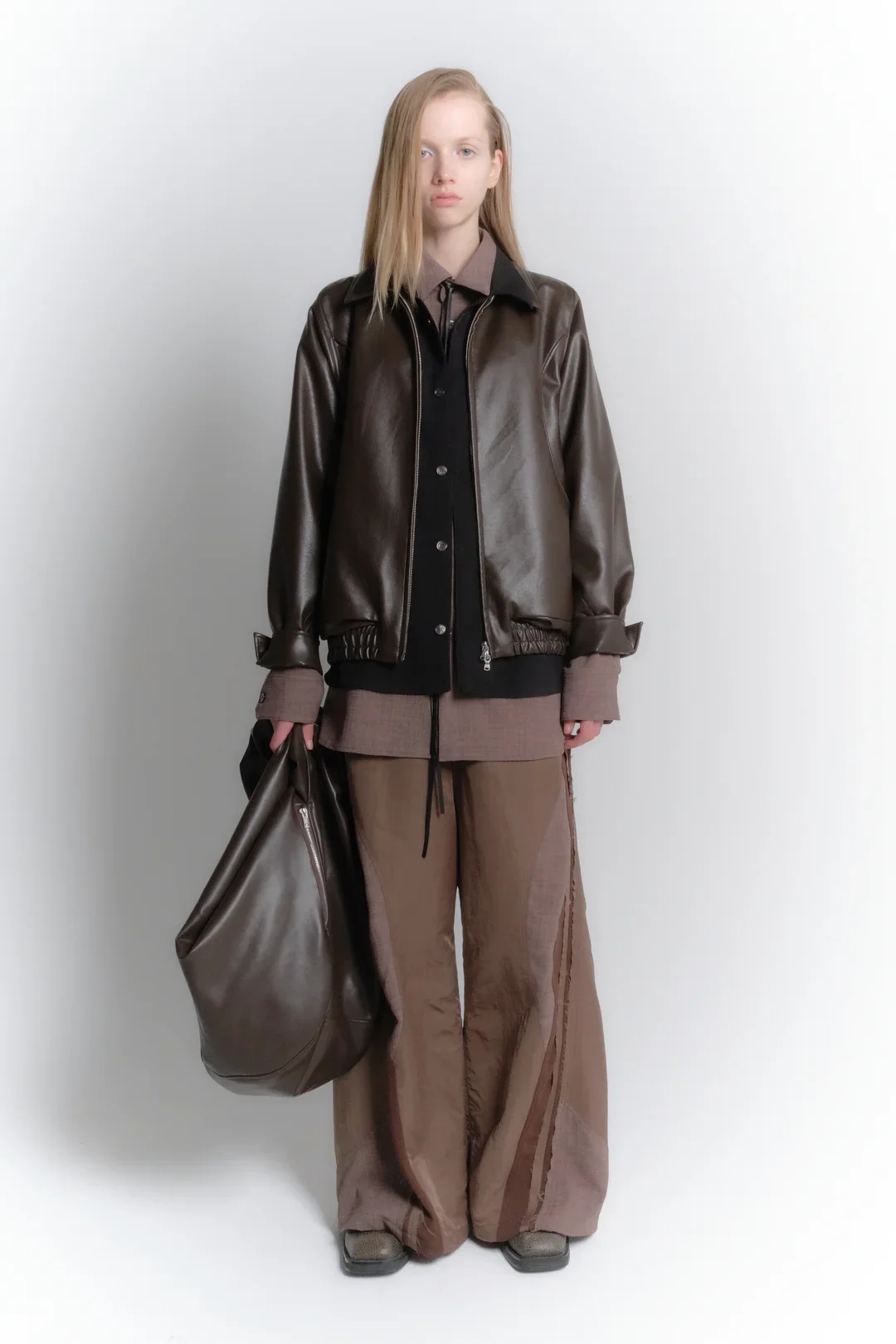 WIZZARD  CUT UP TRACK PANTS 休闲运动长裤