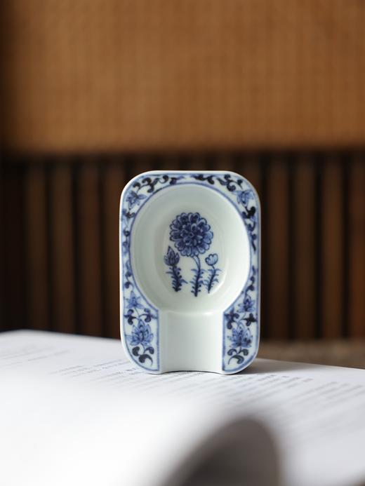 【元岚堂】元青花海浪纹花卉雪茄烟灰缸 商品图9