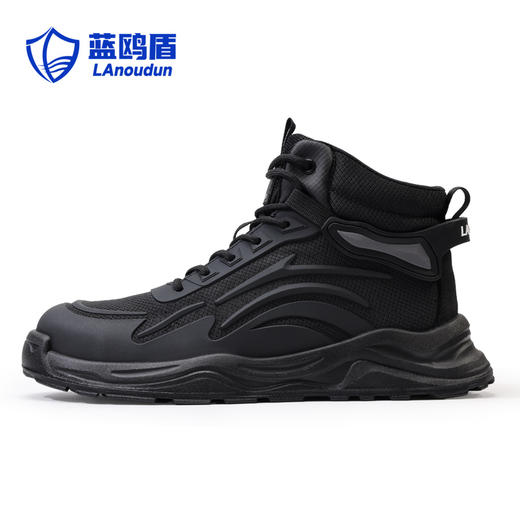 蓝鸥盾运动系列防砸防刺穿欧标钢包头凯夫拉实心双密度聚氨酯PU大底抗造耐磨 商品图7