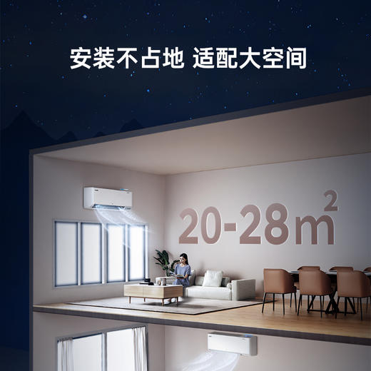 【TCL空调】TCL 2匹 小蓝翼 真新风空调 KFRd-46GW/D-SWA11Bp(B1)（咨询客服送优惠大礼包） 商品图2