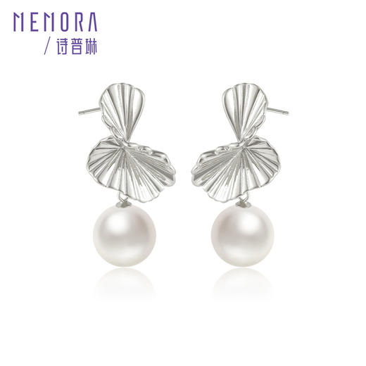 【任选3件599元】贝珠耳饰 S925银耳环时尚ins风耳圈MEMORA诗普琳YEE03003、YEE03004（线上专供） 商品图3