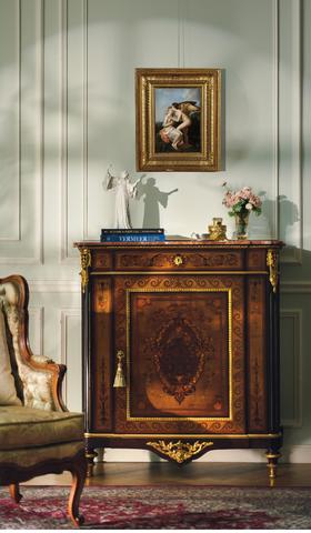 独角鹿西洋古董 1859年代法国出品鎏金灰墁木框装饰画家J. Barret du Coudert签名创作细密画作品《普赛克和丘比特》