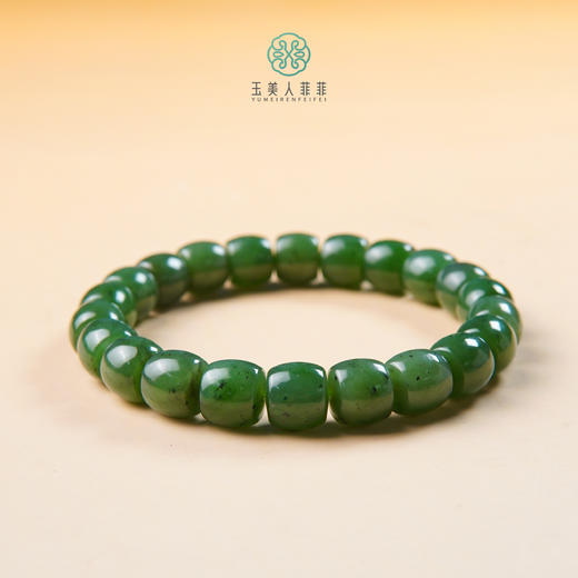 和田玉直切手串约9*10mm 商品图0