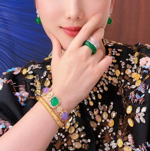 GAONAS  腰缠万贯 中式贵气奢华金色手链11617SGO 商品图5