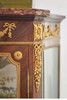 独角鹿西洋古董 古董家具 路易十六风格古典人物花蔓主题铜鎏金精雕嵌大理石台面装饰实木玻璃柜酒柜 商品缩略图4