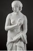 独角鹿西洋古董 1860年代意大利雕塑名家Odoardo FANTACCHIOTTI签名创作卡拉拉大理石雕塑作品《Musidora 穆西多拉》 商品缩略图4