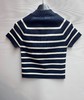 女款条纹短袖针织衫017 商品缩略图1