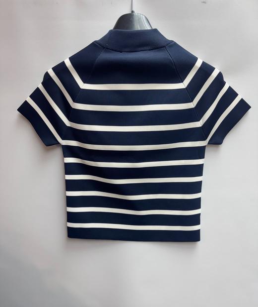 女款条纹短袖针织衫017 商品图1