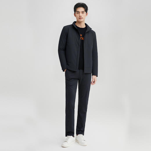 圣得西男士轻商务立领休闲棉服2025秋季新款合体版型简约百搭外套 商品图13