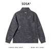 87788SDSA男士秋冬新款痞帅男装潮牌高街半拉链立领针织卫衣时尚上衣 商品缩略图5
