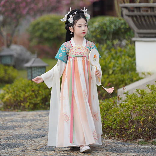 【苏城纪】清仓特价款童装汉服襦裙-青禾 商品图0