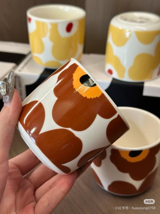 日本M***arimekko男女同款下午茶牛奶情侣咖啡杯高级陶瓷杯套装 商品图0