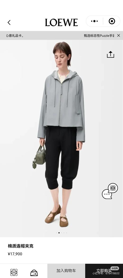 loew*e 罗意威新款不规则风衣外套 商品图2