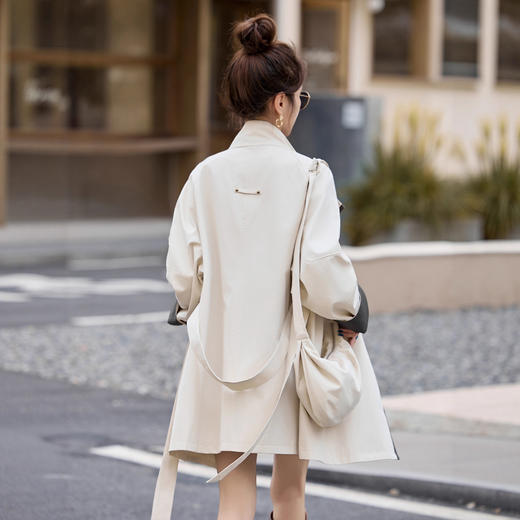 立领风衣外套，休闲洋气收腰显瘦外套HR-MUZL8078 商品图1