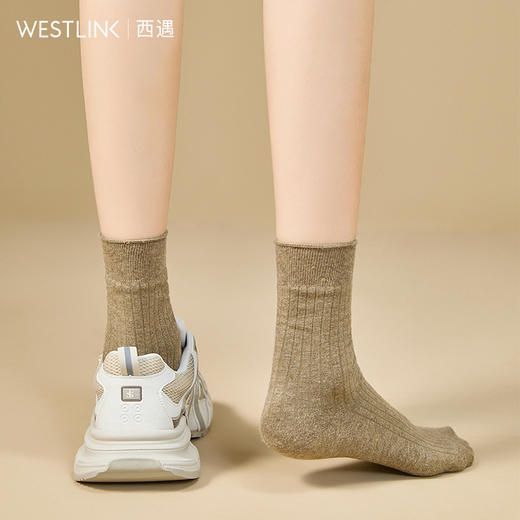 西遇厚底老爹鞋女新款秋季百搭网面户外休闲鞋舒适灰色运动鞋V1857070 商品图2