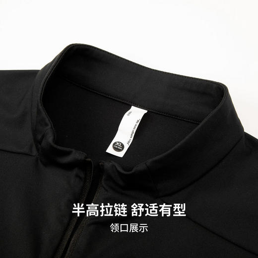 【抗静电&防紫外线】圣得西2025秋季新款情侣半开衫轻户外百搭T恤 商品图6