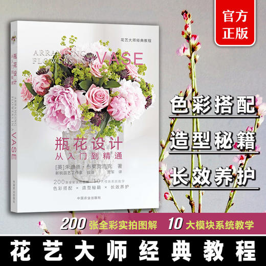 瓶花设计 从入门到精通（花艺大师经典教程） 商品图0
