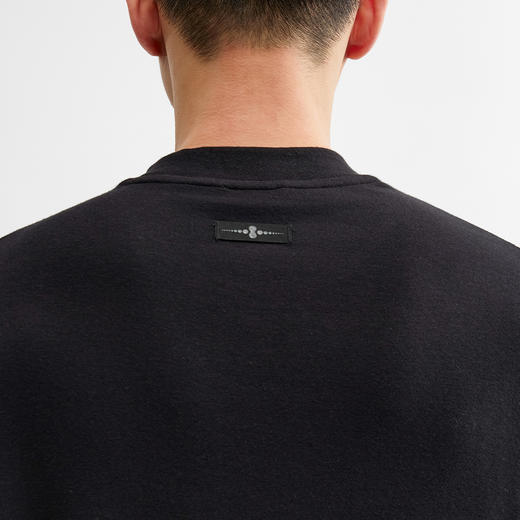 【黑水系列】CHINISM赤尘 德绒长袖T恤男春季美式圆领男士打底衫 商品图4