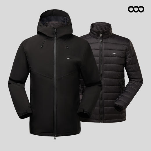 33000ft三合一户外冲锋衣男冬季防污防风外套保暖防寒内胆 商品图1