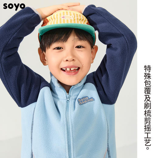 soyo舍予良仓保暖抗静电soyofleece立领拉链夹克 商品图3