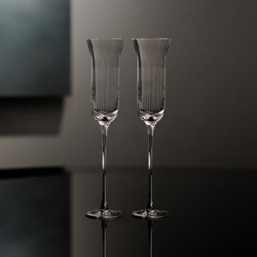 絮雨手刻水晶香槟杯套装 RESONG日诵家居 酒杯礼品 商品图9