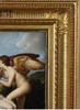 独角鹿西洋古董 1859年代法国出品鎏金灰墁木框装饰画家J. Barret du Coudert签名创作细密画作品《普赛克和丘比特》 商品缩略图2