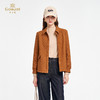 乔万尼2025秋新品休闲宽松复古感激光压花短外套ED3B211 商品缩略图1