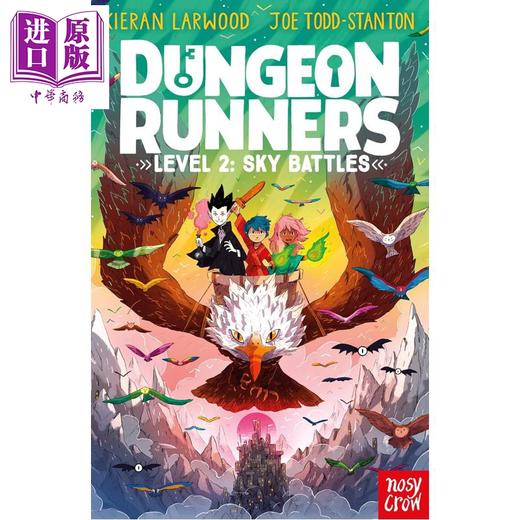 【中商原版】奔跑者2 Dungeon Runners Sky Battles 英文原版 小初文学 儿童文学 奇幻冒险小说 章节故事书 情节丰富 插图精美 商品图0