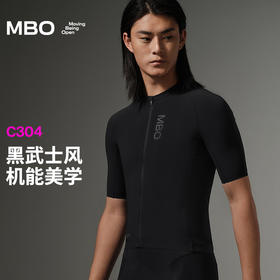 MBO男子短袖骑行服C304黑武士机能骑行短袖25年夏季新款 (经销商专拍链接，非经销商拍单不发货)
