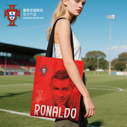 【官方正版】葡萄牙国家队 | 球员肖像帆布袋C罗帆布包周边 商品图1