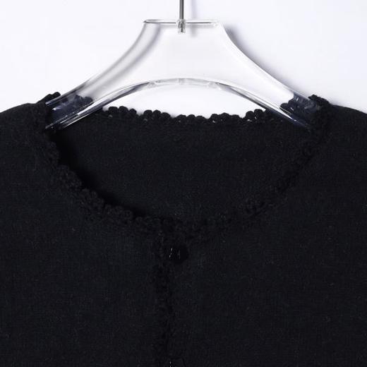 42515SDSA男士秋冬新款痞帅男装纯色纽扣开衫花边领针织衫百搭开衫毛衣 商品图2