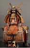 独角鹿西洋古董日本江户时期出品儿童之日节庆定制款漆木嵌金银铜精雕装饰皮革及丝绸小型武士甲胄 商品缩略图1