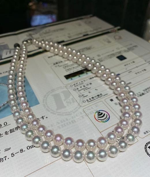 7.5-8mm akoya珍珠项链 商品图1